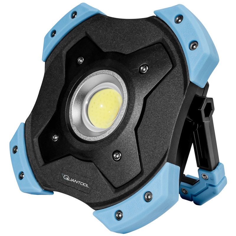 QUANTOOL Lampe de travail LED rechargeable 30W, 3000 lumens, sortie USB